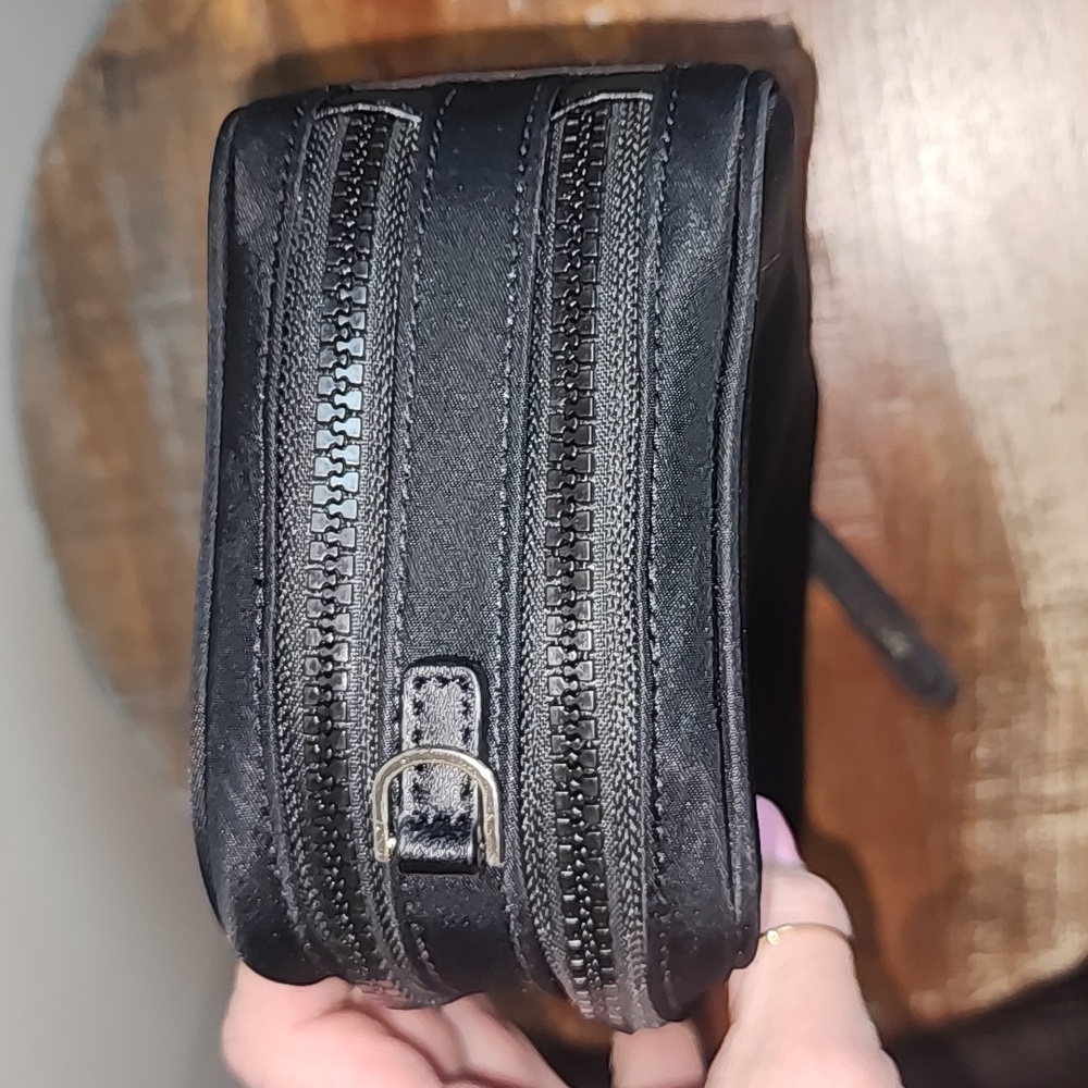 Kate Spade Black Double Zip Camera Bag Crossbody Purse - Picture 5 of 13